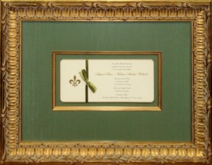 Invitations make a wonderful gift for the bride